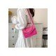  Fashion Simple PU Rhombus Lattice Chain Bag