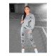 Loose Printed Workout Two Piece Trouser Sets Women