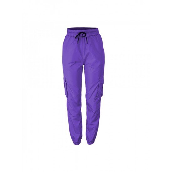  Casual Pure Color Women's Long Pants