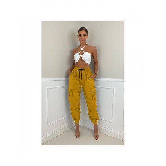  Casual Pure Color Women's Long Pants