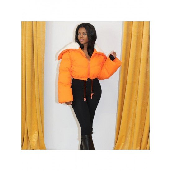  Winter Pure Color Women's Short Down Coats