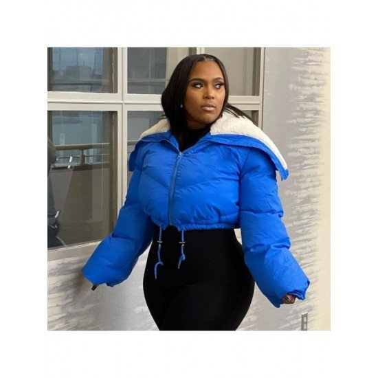  Winter Pure Color Women's Short Down Coats