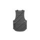 Men Patchwork Black Sleeveless Sports Tank Tops