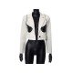 Patchwork Designer New Cropped Blazer Coats