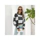  Casual Loose Contrast Color Women's Sweater