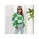  Casual Loose Contrast Color Women's Sweater