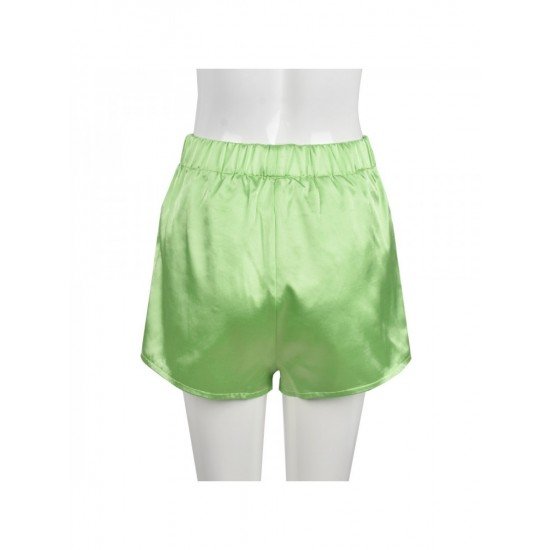  Summer Casual Pure Color Hollowed Out Women's Shorts