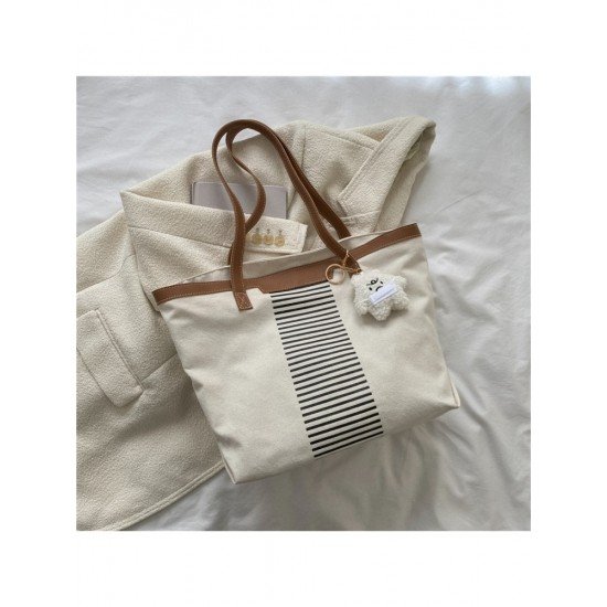  Casual Canvas Large Capacity Tote Bag