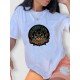 Cat Pumpkin Halloween Graphic T Shirts For Women