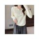  2022 Pure Color Hooded Long Sleeve Sweater