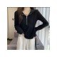  2022 Pure Color Hooded Long Sleeve Sweater