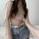 Tie Wrap Designer Solid Long Sleeve Bodysuits