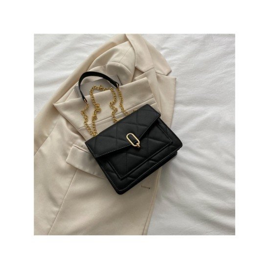 Ladies Street Black Chain Shoulder Bags