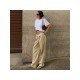  Autumn Casual Pure Color Straight Leg Pants