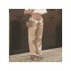  Autumn Casual Pure Color Straight Leg Pants