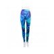  2022 Summer Blue Printing Long Pants For Women