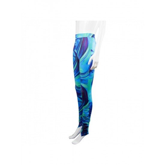  2022 Summer Blue Printing Long Pants For Women