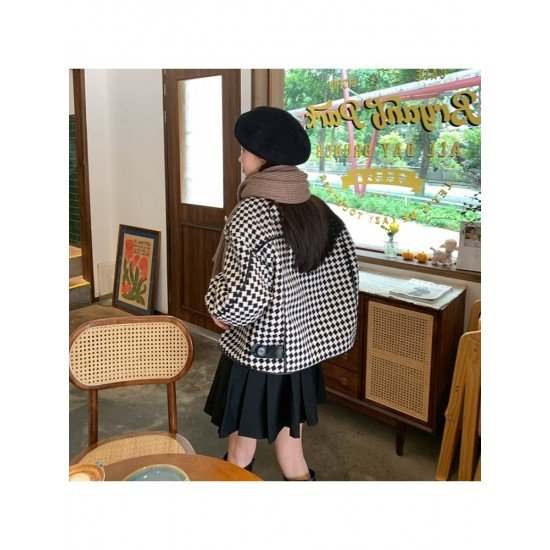  2022 New Versatile Houndstooth Women's Short Jacket