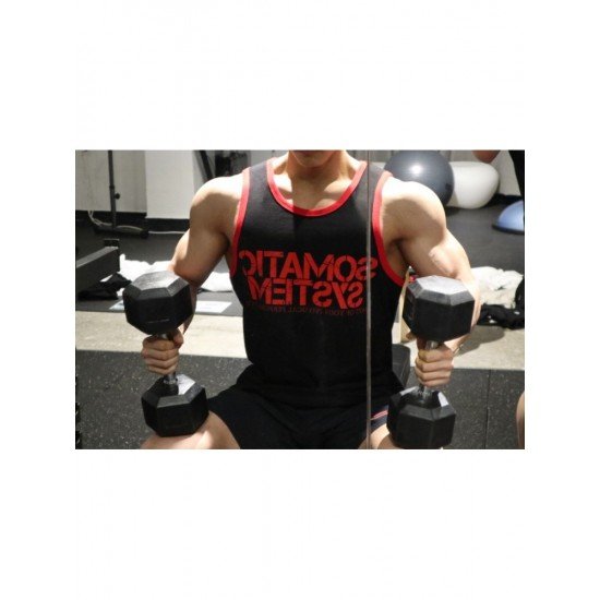 Gym Sleeveless Printed Muscle Tank Tops For Men