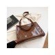 Soft PU Leather Vintage Versatile Tote Bags