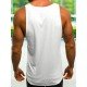 Summer Sports Letter Printed Sleeve Men Tank Tops