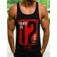 Summer Sports Letter Printed Sleeve Men Tank Tops