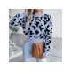  Casual Printing Long Sleeve Women's Sweater