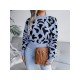  Casual Printing Long Sleeve Women's Sweater