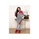 Color Blocking Hooded Coat Sports Sets For Women