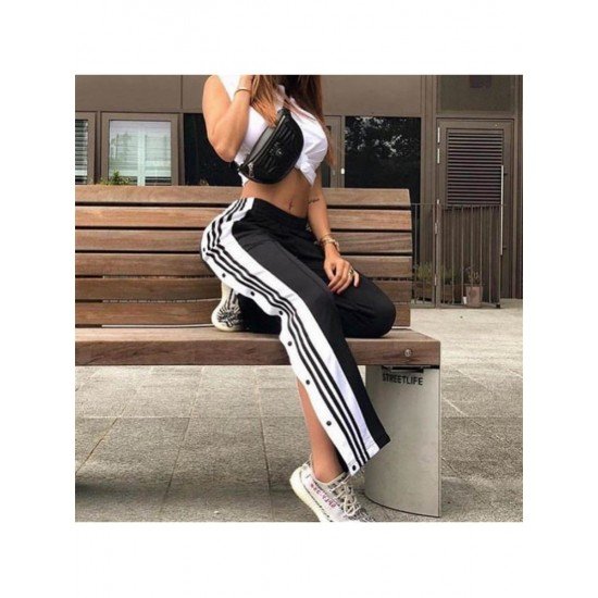 Summer Sports Elastic Waist Sports Trousers For Women