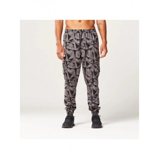 Printed Men Sports Cargo Trousers