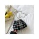  Fashion Plaid Shoulder Bag For Women