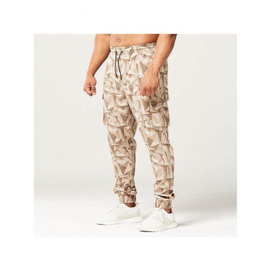 Printed Men Sports Cargo Trousers