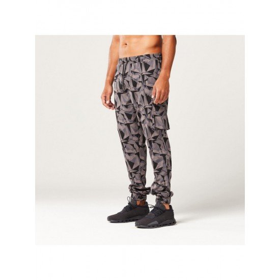 Printed Men Sports Cargo Trousers