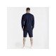  Pure Color Round Neck Men's Shorts Suit