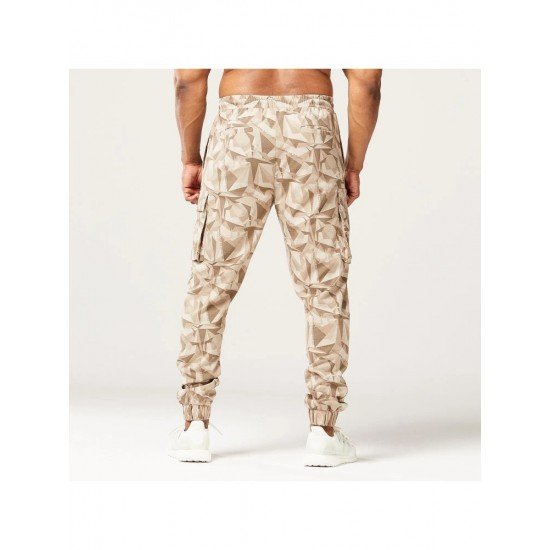 Printed Men Sports Cargo Trousers