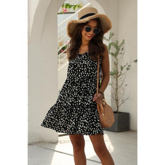  Casula Polka Dots Women's Chiffon Dress