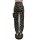  Stylish Camouflage Overalls Women's Denim Pants