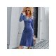 Casual Cut Out V Neck Long Sleeve Dress