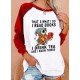 Cute Raglan Sleeve Owl Graphic Sweatshirts