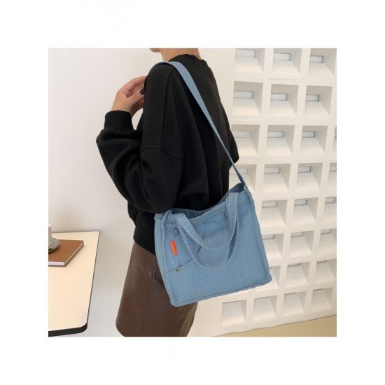  Pure Color Shoulder Bag For Women