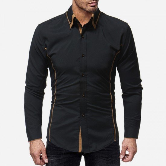  Casual Long Sleeve Shirt For Men