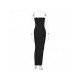 Pure Color Strapless Maxi Dresses For Women