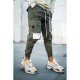 Camouflage N Pockets Solid Long Pant Trousers For Men