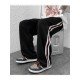  Versatile Casual Striped Women's Long Pants