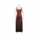 Vintage Square Neck Backless Sleeveless Maxi Dresses