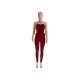  Spring Skinny Backless Bandage Women's Sleeveless Jumpsuit