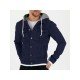  Leisure Hooded Pure Color Men's Jacket