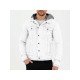  Leisure Hooded Pure Color Men's Jacket