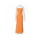  Pure Color Backless Strapless Women's Sleeveless Dress